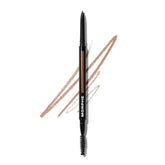Morphe Micro Dual Eyebrow Pencil - Dual-Ended Brow Pencil Featuring a Retractable, Ultra-Precise, Pointed Tip - Richly Pigmented, Smooth-Gliding, Long-Lasting Wax Formula - Almond (0.003 oz)
