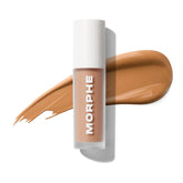 Morphe Wakeup Artist Under Eye Concealer - Lightweight Serum Concealer + Brightening Color Corrector - Hydrating Under Eye Brightener for Dark Circles & Radiant Face Makeup - Cashew 9W (0.12 oz)