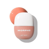 Morphe Hot Shot Blush Drops - Hydrating, Buildable Liquid Blush for Cheeks with Niacinamide and Antioxidants- Buildable, Waterweight Formula for a Natural Finish - Natural Heat (0.5 Fl Oz)