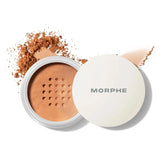 Morphe Bake & Set Translucent Setting Powder - Lightweight, Talc-Free Finishing Powder for Face Makeup with a Soft, Natural Finish - Minimizes Shine for Up to 24HR - Translucent Rich (0.31 oz)