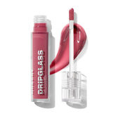 MORPHE Dripglass High Shine Lip Gloss - Semi-Sheer or Full Coverage Lip Color with Glass-Like Shine and Nonsticky Finish - Infused With Squalane & Vitamin E - Shatterproof Mauve (0.13 Fl Oz)