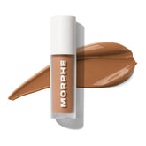 Morphe Wakeup Artist Under Eye Concealer - Lightweight Serum Concealer + Brightening Color Corrector - Hydrating Under Eye Brightener for Dark Circles & Radiant Face Makeup - Hazelnut 10.5N (0.12 oz)