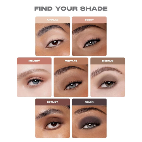 Morphe Priming Cream Eye Shadow - Cream to Powder Eyeshadow + Eye Primer - Soft Matte Pigmented Formula with Hydration for All Day Wear - Airplay (0.11 oz)
