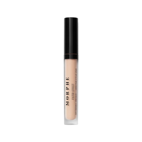 Morphe Filter Effect Soft Radiance Concealer - Buildable Coverage Liquid Concealer Face Makeup with Hyaluronic Acid & Pomegranate Extract & a Natural Radiant Finish - Medium 10 (Cool) (0.12 fl oz)