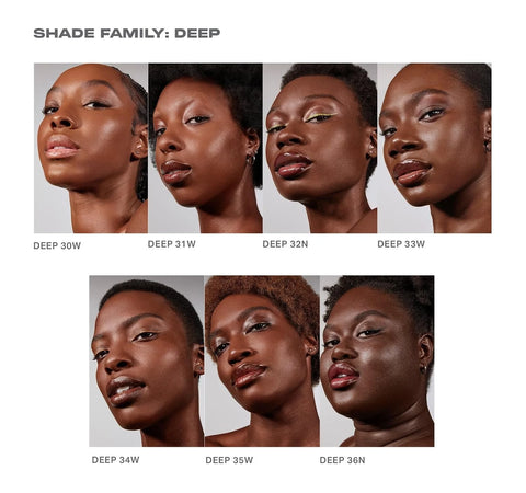 Morphe Lightform Dewy Foundation - Extended Hydration Foundation Makeup with a Lasting, Natural Radiant Finish - Long-Wearing Formula with Buildable, Medium Coverage - Deep 36N (1.01 fl oz)