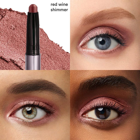 Julep Eyeshadow 101 Crème-to-Powder Eyeshadow Stick, Red Wine Shimmer