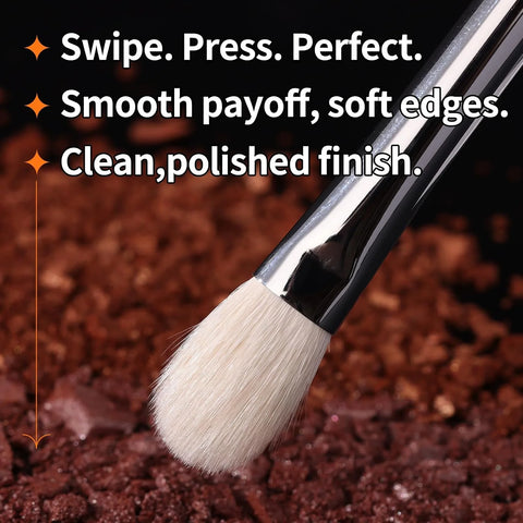 Albeaut Eyeshadow Brush, Eye Makeup Brush Even Eyeshadow Applicators Soft Natural Hair Bristles for Flawless Smudge, Multi-task for spot conealing & highlighting (194 Multi-Eye)