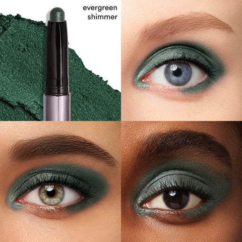 Julep Eyeshadow 101 Crème-to-Powder Eyeshadow Stick, Evergreen Shimmer