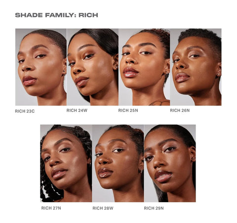 Morphe Lightform Dewy Foundation - Extended Hydration Foundation Makeup with a Lasting, Natural Radiant Finish - Long-Wearing Formula with Buildable, Medium Coverage - Rich 28W (1.01 fl oz)