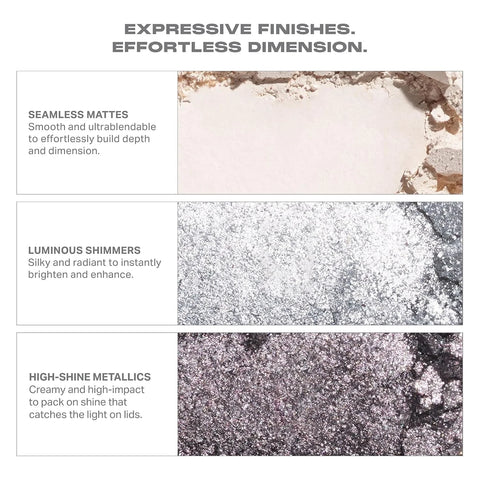 Morphe ChromaPlus 12-Pan Eyeshadow Palette - High Pigment Eye Makeup with Shimmer, Matte & Metallic Eye Shadow - Neutral Eyeshadow Makeup Collection for All-Day Wear - Moon Stone (0.52 oz)
