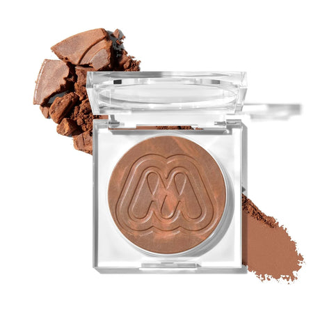 Morphe Cloudlight Soft Glow Veil Finishing Powder - Sheer, Weightless Pressed Face Powder with Light-Reflecting Glow - Makeup Setting Formula for Radiant, Complexion Finish - Sunset (0.28 oz)