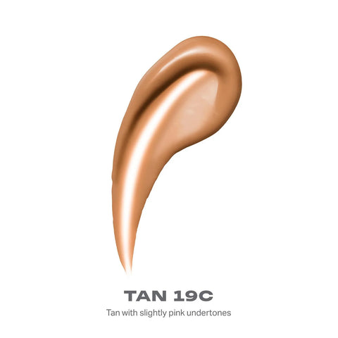 Morphe Lightform Dewy Foundation - Extended Hydration Foundation Makeup with a Lasting, Natural Radiant Finish - Long-Wearing Formula with Buildable, Medium Coverage - Tan 19C (1.01 fl oz)