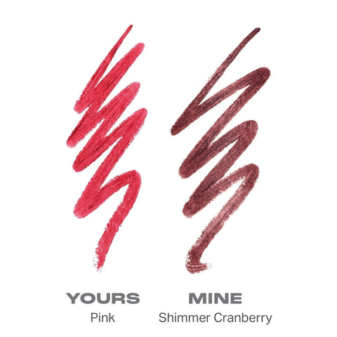 Morphe Bi-Liner Dual-Ended Gel Eyeliner Pencil - Matte & Metallic Eye Liner Duo with Long Lasting Waterproof Color for Precise and Smoked Eye Makeup Looks - Yours or Mine (0.04 oz)