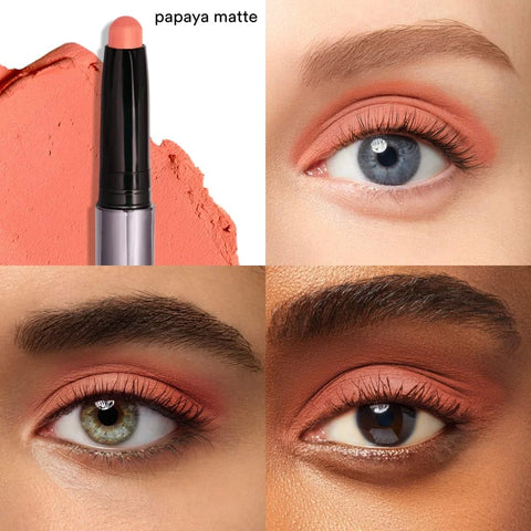 Julep Eyeshadow 101 Crème-to-Powder Eyeshadow Stick, Papaya Matte