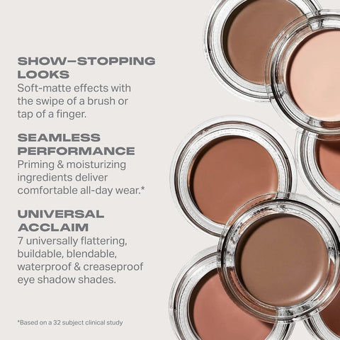 Morphe Priming Cream Eye Shadow - Cream to Powder Eyeshadow + Eye Primer - Soft Matte Pigmented Formula with Hydration for All Day Wear - Airplay (0.11 oz)