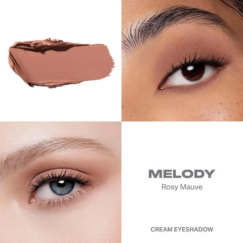 Morphe Priming Cream Eye Shadow - Cream to Powder Eyeshadow + Eye Primer - Soft Matte Pigmented Formula with Hydration for All Day Wear - Melody (0.11 oz)