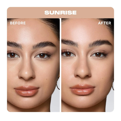 Morphe Cloudlight Soft Glow Veil Finishing Powder - Sheer, Weightless Pressed Face Powder with Light-Reflecting Glow - Makeup Setting Formula for Radiant, Complexion Finish - Sunrise (0.28 oz)