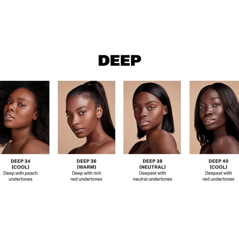 Morphe Filter Effect Soft Radiance Concealer - Buildable Coverage Liquid Concealer Face Makeup with Hyaluronic Acid & Pomegranate Extract & a Natural Radiant Finish - Deep 36 (Warm) (0.12 fl oz)