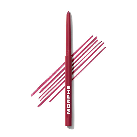 MORPHE Soulmatte Gel Lip Liner - Creamy Lip Pencil with a Matte Formula - Precision Contour Pencil with Sweet Almond & Tea Seed Oil for Long-Lasting Definition - Bella (0.007 oz)