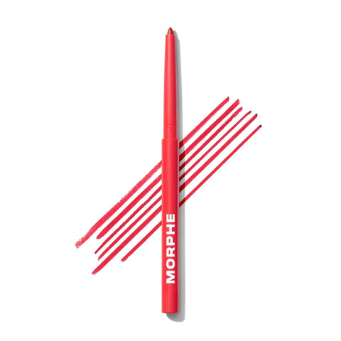 MORPHE Soulmatte Gel Lip Liner - Creamy Lip Pencil with a Matte Formula - Precision Contour Pencil with Sweet Almond & Tea Seed Oil for Long-Lasting Definition - First Kiss (0.007 oz)