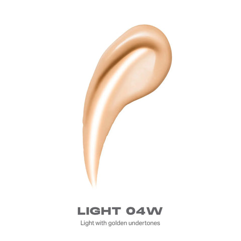 Morphe Lightform Dewy Foundation - Extended Hydration Foundation Makeup with a Lasting, Natural Radiant Finish - Long-Wearing Formula with Buildable, Medium Coverage - Light 04W (1.01 fl oz)