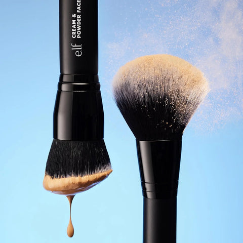 e.l.f. Dual-Ended Cream + Powder Brush