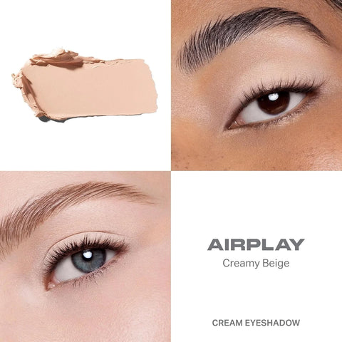 Morphe Priming Cream Eye Shadow - Cream to Powder Eyeshadow + Eye Primer - Soft Matte Pigmented Formula with Hydration for All Day Wear - Airplay (0.11 oz)