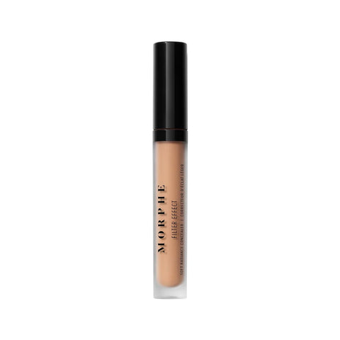 Morphe Filter Effect Soft Radiance Concealer - Buildable Coverage Liquid Concealer Face Makeup with Hyaluronic Acid & Pomegranate Extract & a Natural Radiant Finish - Rich 30 (Neutral) (0.12 fl oz)
