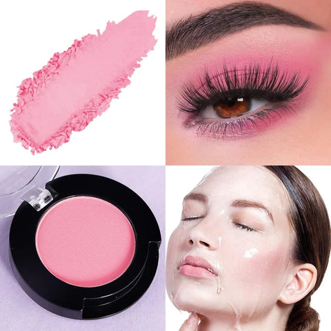 Monochrome Matte Eyeshadow Makeup Palette,Highly Pigmented Grapefruit Color Eyeshadow Palette,Matte Pressed Powder Eye shadow Makeup,Single Vegan Eye Shadow,Daily Evening Women Girls Eyeshadow Gift10#
