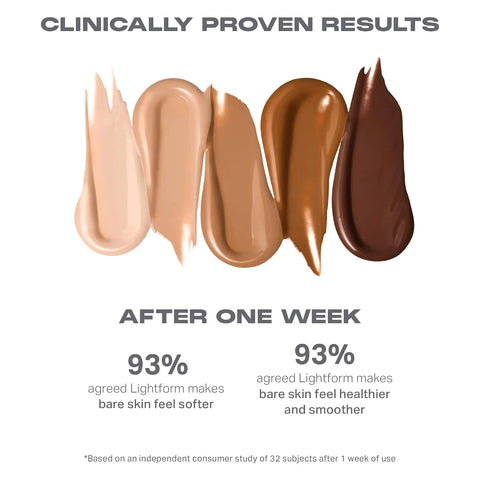 Morphe Lightform Dewy Foundation - Extended Hydration Foundation Makeup with a Lasting, Natural Radiant Finish - Long-Wearing Formula with Buildable, Medium Coverage - Deep 36N (1.01 fl oz)
