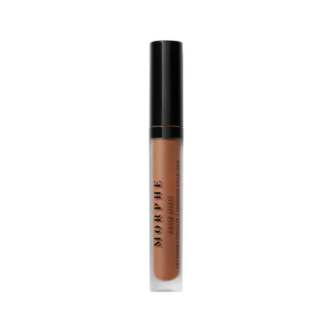 Morphe Filter Effect Soft Radiance Concealer - Buildable Coverage Liquid Concealer Face Makeup with Hyaluronic Acid & Pomegranate Extract & a Natural Radiant Finish - Deep 36 (Warm) (0.12 fl oz)