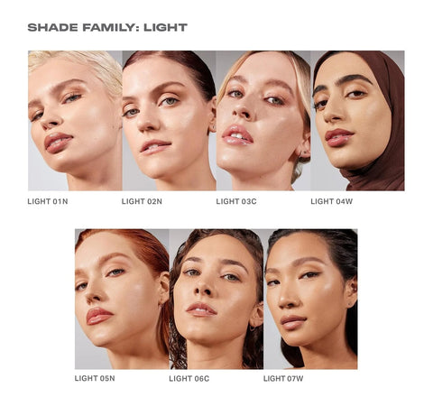 Morphe Lightform Dewy Foundation - Extended Hydration Foundation Makeup with a Lasting, Natural Radiant Finish - Long-Wearing Formula with Buildable, Medium Coverage - Light 04W (1.01 fl oz)