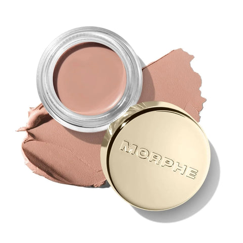 Morphe Priming Cream Eye Shadow - Cream to Powder Eyeshadow + Eye Primer - Soft Matte Pigmented Formula with Hydration for All Day Wear - Debut (0.11 oz)