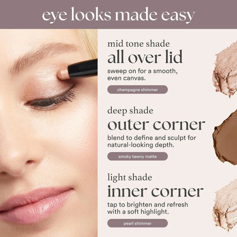 Julep Eyeshadow 101 Crème-to-Powder Eyeshadow Stick, Cantaloupe Matte