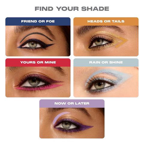 Morphe Bi-Liner Dual-Ended Gel Eyeliner Pencil - Matte & Metallic Eye Liner Duo with Long Lasting Waterproof Color for Precise and Smoked Eye Makeup Looks - Want or Need (0.04 oz)