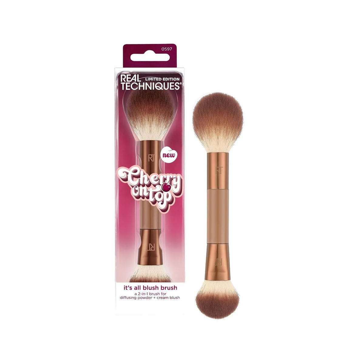 Real Techniques Cherry On Top It’s All Blush Brush, Makeup Brush