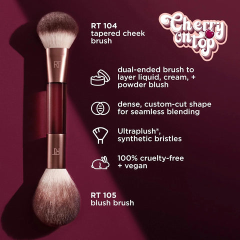 Real Techniques Cherry On Top It’s All Blush Brush, Makeup Brush