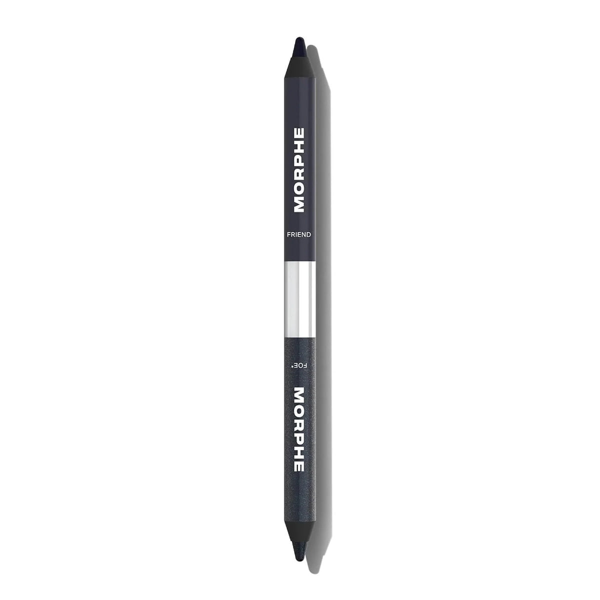 Morphe Bi-Liner Dual-Ended Gel Eyeliner Pencil - Matte & Metallic Eye Liner Duo with Long Lasting Waterproof Color for Precise and Smoked Eye Makeup Looks - Friend or Foe (0.04 oz)