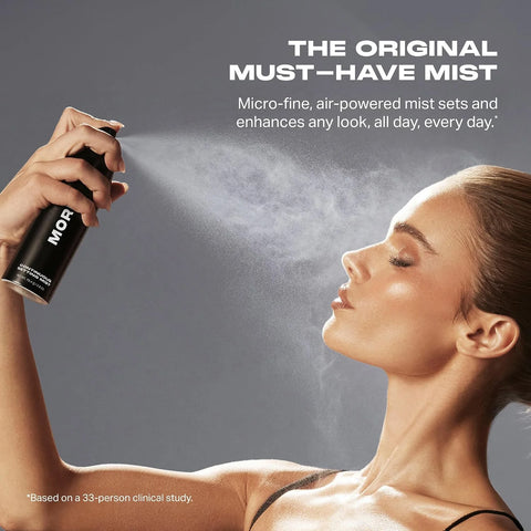 Morphe Continuous Setting Mist - Micro-Fine Makeup Setting Spray with a Natural Radiant Finish - Helps Makeup Resist Caking or Fading & Increases Wear of Foundation (2.8 fl oz)