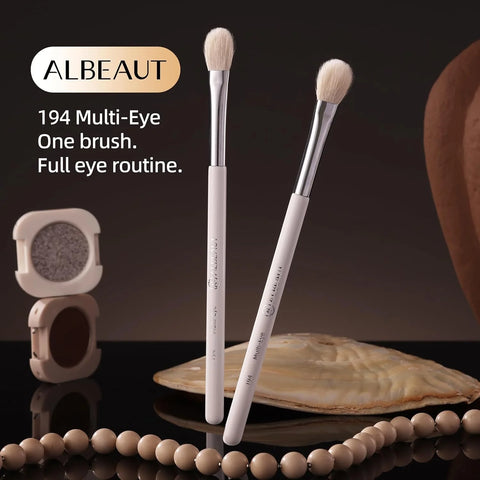 Albeaut Eyeshadow Brush, Eye Makeup Brush Even Eyeshadow Applicators Soft Natural Hair Bristles for Flawless Smudge, Multi-task for spot conealing & highlighting (194 Multi-Eye)
