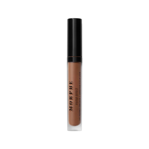 Morphe Filter Effect Soft Radiance Concealer - Buildable Coverage Liquid Concealer Face Makeup with Hyaluronic Acid & Pomegranate Extract & a Natural Radiant Finish - Deep 38 (Neutral) (0.12 fl oz)