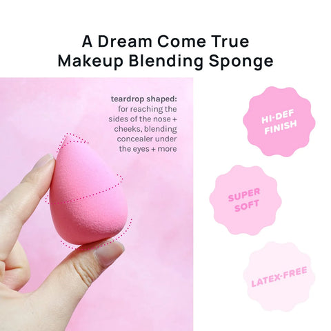 AOA Studio Collection makeup Sponge Set Latex Free and High-definition Set of 6 makeup Wonder blender For Powder Cream and Liquid, Super Soft Wonder Beauty Cosmetic (Pack of 3)