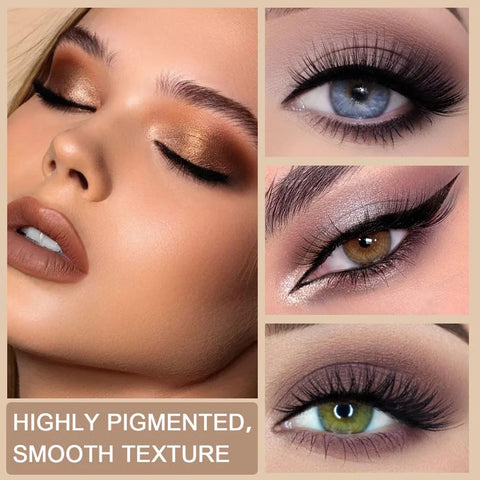 CAKAILA 9 Colors Nude Eyeshadow Palette Makeup,Taupe Bronze Brown Matte Cream Eye Shadow,Natural Neutral Eyeshadow Palette Nude