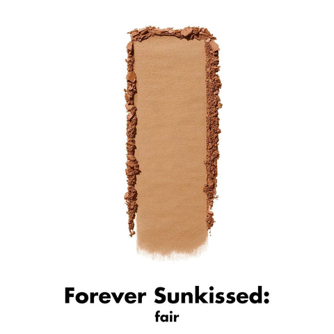 e.l.f. Primer-infused Bronzer, Long-Wear, Matte, Bold, Lightweight, Blends Easily, Contours Cheeks, Forever Sun Kissed, All-Day Wear, 0.35 Oz
