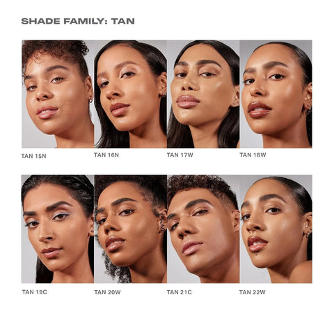 Morphe Lightform Dewy Foundation - Extended Hydration Foundation Makeup with a Lasting, Natural Radiant Finish - Long-Wearing Formula with Buildable, Medium Coverage - Tan 19C (1.01 fl oz)