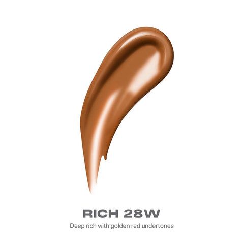 Morphe Lightform Dewy Foundation - Extended Hydration Foundation Makeup with a Lasting, Natural Radiant Finish - Long-Wearing Formula with Buildable, Medium Coverage - Rich 28W (1.01 fl oz)