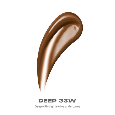 Morphe Lightform Dewy Foundation - Extended Hydration Foundation Makeup with a Lasting, Natural Radiant Finish - Long-Wearing Formula with Buildable, Medium Coverage - Deep 33W (1.01 fl oz)